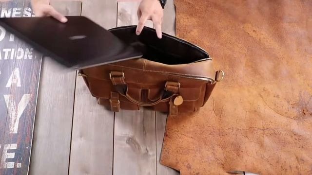 Кожаная сумка для ноутбука URBAN смотреть онлайн