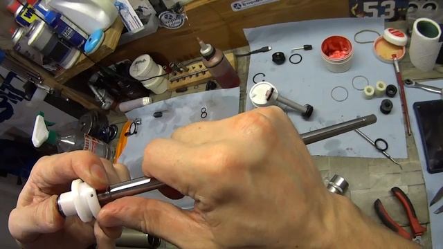 Rock Shox Recon 351 сборка, сгон, устранение течи