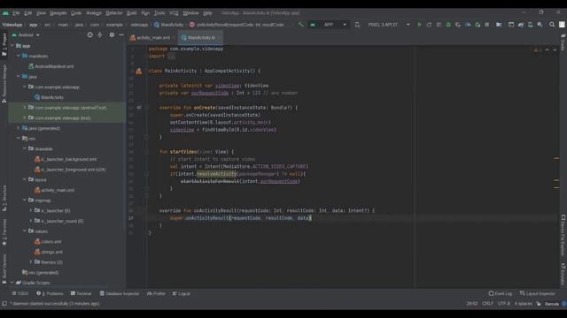 How to record video in android app | Android Studio | kotlin смотреть онлайн
