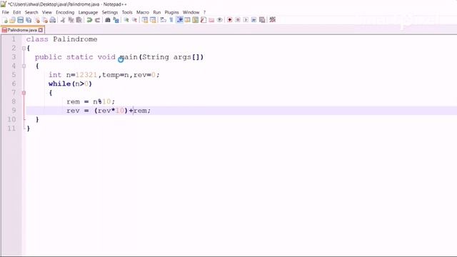 Program to check Palindrome Number in java смотреть онлайн