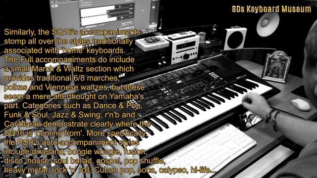 YAMAHA restoration demo wonderful styles voices PSR SQ16 смотреть онлайн