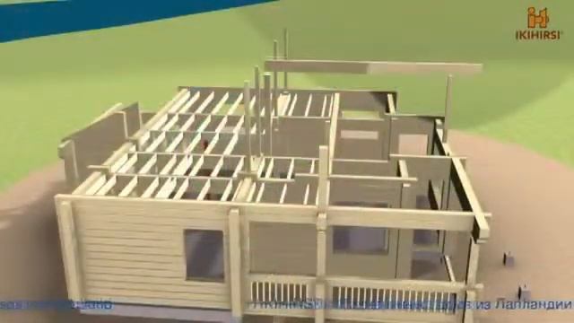 Строительство дома из клееного бруса смотреть онлайн