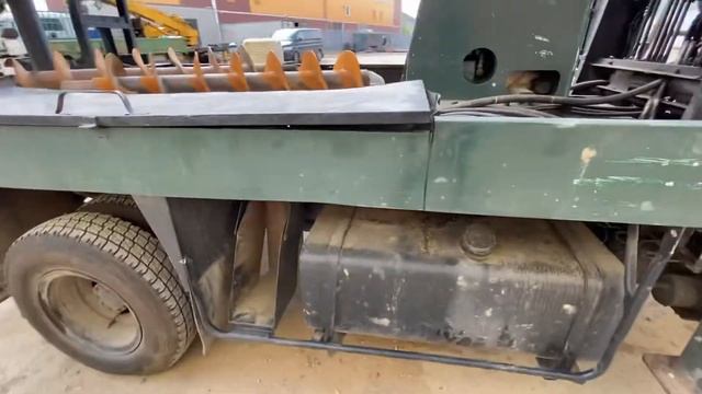 ISUZU FORWARD AICHI D706 Автобуровая Японский Ямобур смотреть онлайн