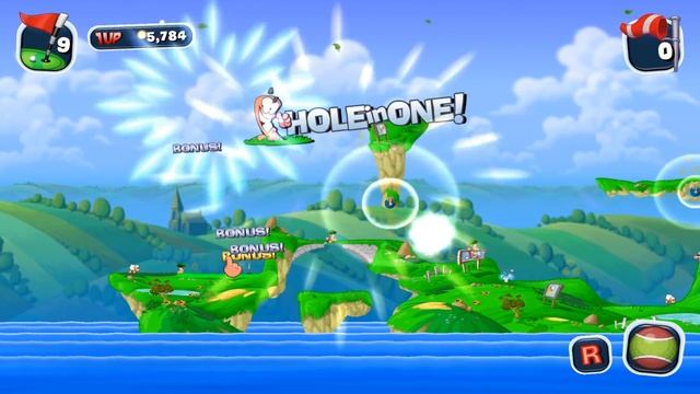 Worms Crazy Golf - [Britannia] All Hole-in-One shots - Walkthrough смотреть онлайн
