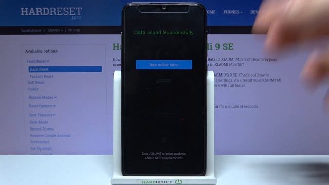 Hard Reset XIAOMI MI 9 SE – Wipe Data / Restore Defaults смотреть онлайн