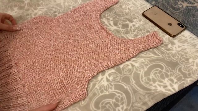 Вяжу Жилет//Обзор#вязание