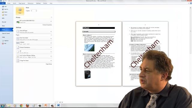 Word 2010 Tutorial | Using Watermarks | Full Course смотреть онлайн