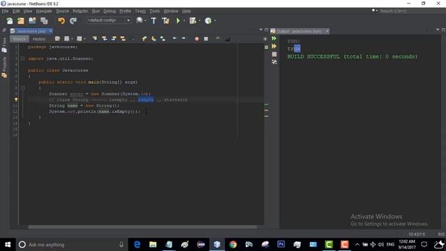 Java Basics Course || 26#String class : isEmpty, length, startWith || (ARABIC) смотреть онлайн