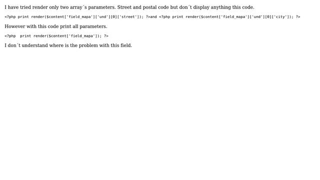 Drupal: Location subfields problem to render in teaser template node смотреть онлайн