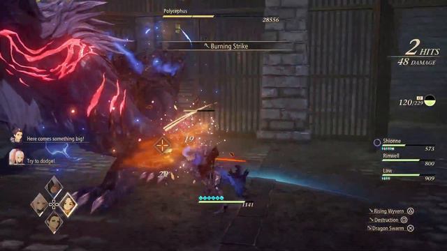 Tales of Arise - Polycephus Gigant Boss Battle (Hard Mode) | First Playthrough смотреть онлайн