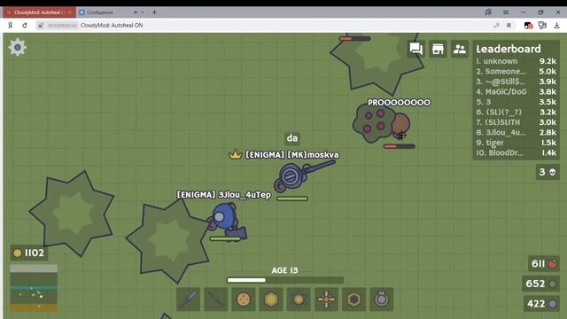 в Moo Moo Io играю с читами