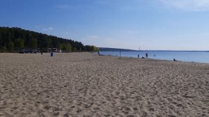 Обское море, Центральный пляж