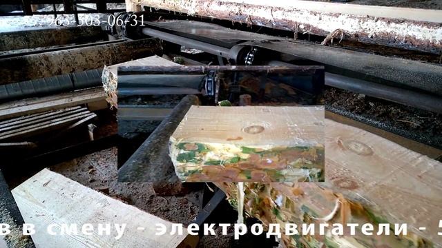 Белая Акула в Приобских лесах. Пилорама на дисковых пилах. смотреть онлайн