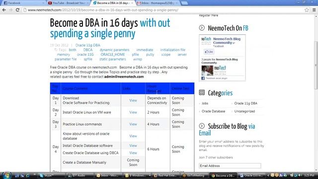 Oracle Database creation using DBCA -Oracle 11G смотреть онлайн