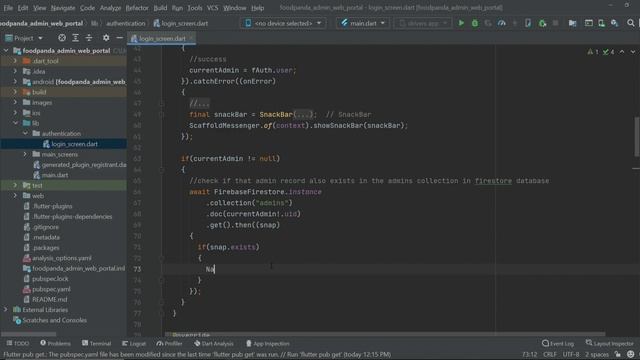 Flutter Web Firebase Authentication - Firebase Login user - Website Development Course for Beginner смотреть онлайн