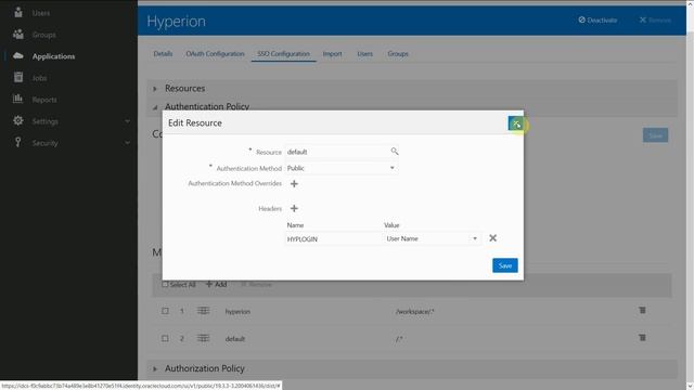 IDCS Integration with Hyperion for SSO смотреть онлайн