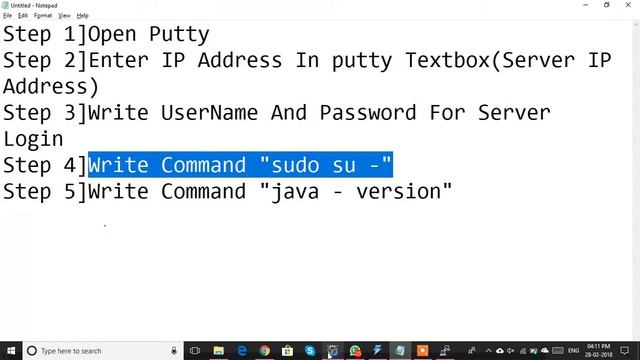 Check Java is installed or not in Putty exe смотреть онлайн