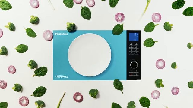 Panasonic Microwave Inverter Technology - Salmon Fillet With Green Vegetables