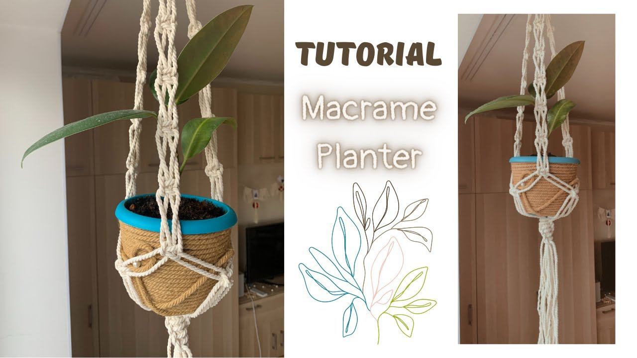 Макраме Кашпо/ Macrame Planter смотреть онлайн