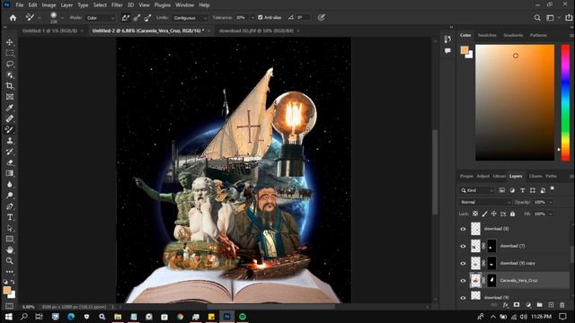 Making A Propaganda Poster, i guess...? (Timelapse) смотреть онлайн