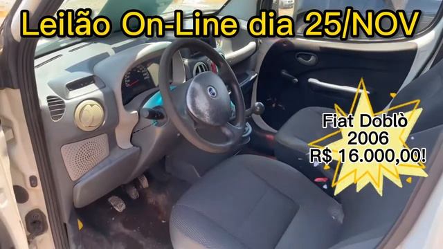 Leilão Fiat Doblò 2006 смотреть онлайн