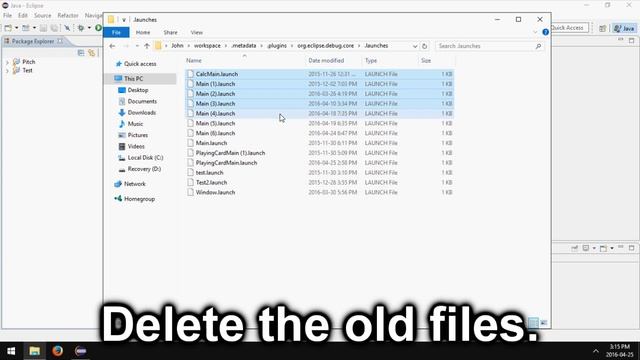 Eclipse: How to Clean Up Launch Configurations смотреть онлайн