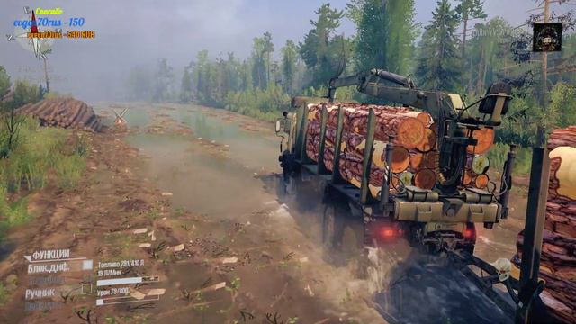 Spintires: MudRunner Карта «пос. Возрождение» смотреть онлайн