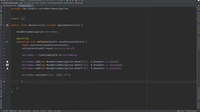 How to Create Custom Bottom Navigation in Android | Material Bottom Navigation Android смотреть онлайн