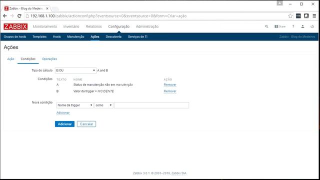 Ações e comandos remotos com Zabbix смотреть онлайн
