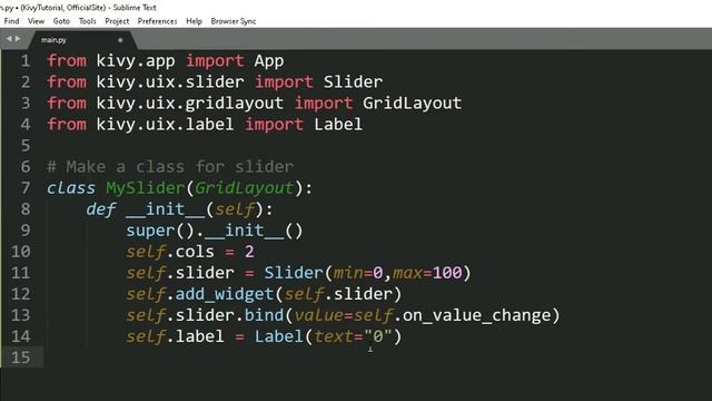#5 Kivy Slider Make Gui Application!! смотреть онлайн