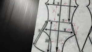 Как я строю выкройку купальника для художественной гимнастики.