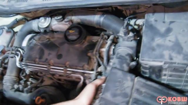Проверка давления подкачки на VOLKSWAGEN CADDY III 1 9 TDI смотреть онлайн