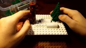 Lego самоделка вов /Бой в зимнем лесу /Лего ww2