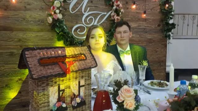 Домик- свадебная казна из бумажной лозы. смотреть онлайн