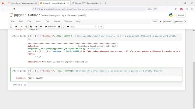 Python base 04 les tuples смотреть онлайн