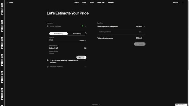 Fisker Ocean One - Order Build Lock смотреть онлайн