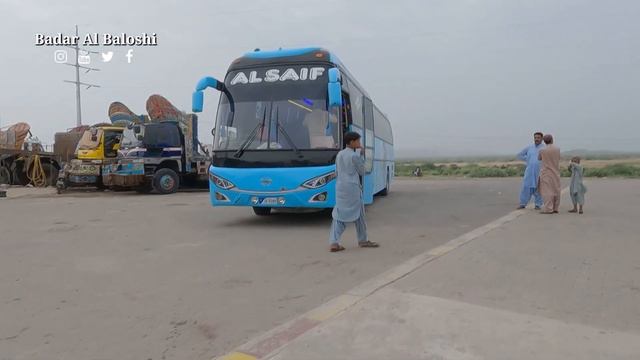 Al Saif Daweoo Express Bh120F Bus | Quetta Karachi Daily Service | Daweoo Bus | смотреть онлайн