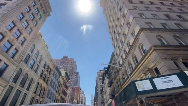 Прогулка по Манхэттену на двух этажном автобусе! Америка 4k глазами туриста 2021 смотреть онлайн