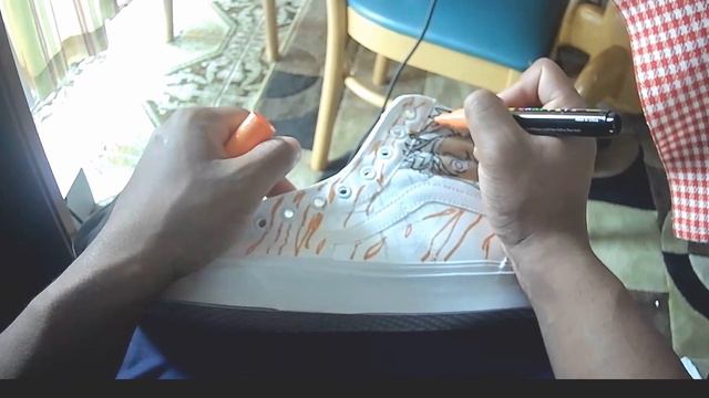 Custom Demon Slayer Shoes [vans] Zenitsu agatsuma and Tanjiro kamado смотреть онлайн