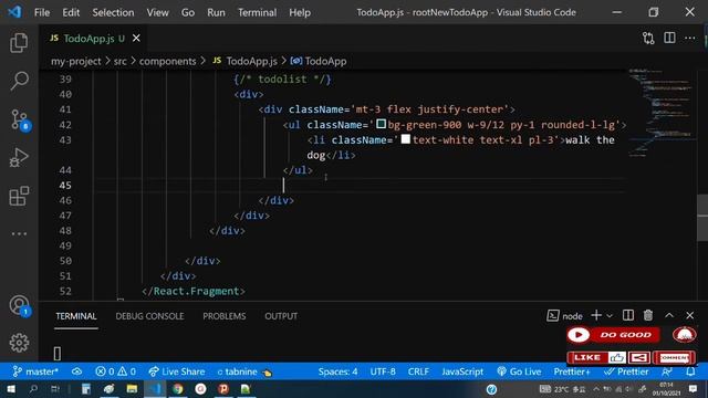 Simple Todo App with React Hooks & Tailwindcss for beginners - React Micro Project смотреть онлайн