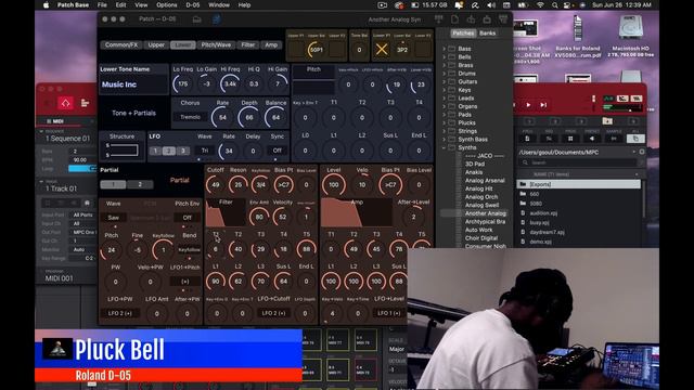 Unboxing Roland D-05 Demo, Review, Sound Design and Simple Beat Making on The MPC One[No Talking]. смотреть онлайн