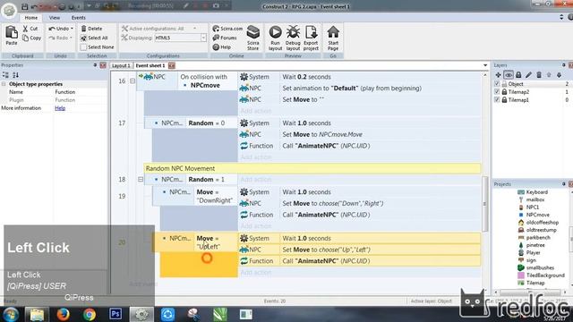 RPG Game #3 : NPC with movement - Construct 2 Tutorial смотреть онлайн