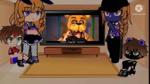 death swap Afton react to afton family song||my au||fnaf