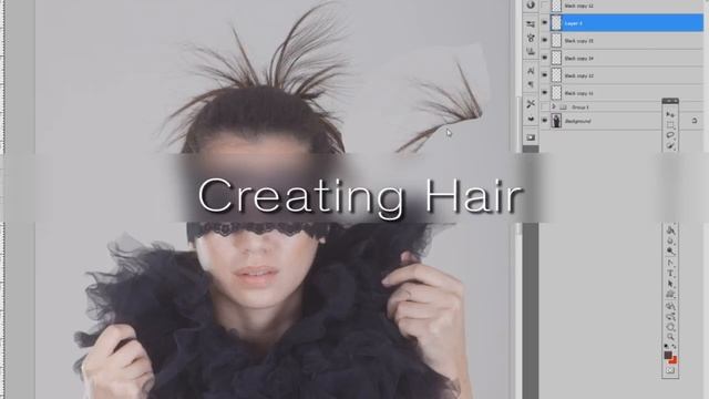 Hair Retouching Techniques Tutorial in Photoshop смотреть онлайн