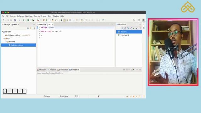Hello World - First Program | Barashada Java | Taxane Java Programming W/ Engr. Abdullahi - Afsomal смотреть онлайн