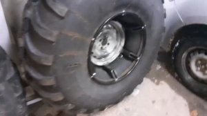 Собрал из дисков ВАЗ диски для ободрышей (Урал)