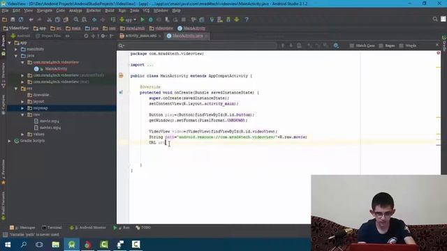 How To Play Local Video in VideoView Android Studio|Java|Eclipse смотреть онлайн