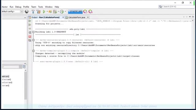 Lab 1.B1: Dùng JFrame và các thành phần Swing cơ bản tạo chương trình máy tính đơn giản смотреть онлайн