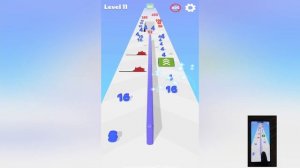 Number Merge Run Master 3D - Gameplay Walkthrough - Levels 1-20
