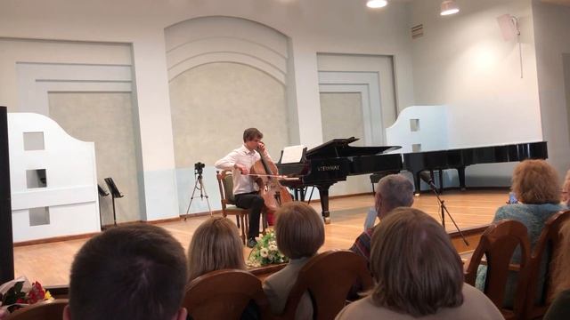 Ю.Ермолаева/ Д.Фещенко_П.Чайковский"Ната-вальс"op.51/А.Фещенко Соната для виолончели и ф-но(1часть) смотреть онлайн